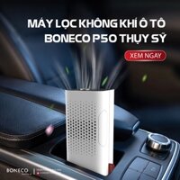 Máy lọc không khí khử mùi ô tô/ xe hơi BONECO P50 cao cấp tạo ion âm, lọc khói thuốc, khuếch tán tinh dầu, chống say xe