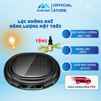 Máy lọc không khí ô tô năng lượng mặt trời Yantu KJ 01 tạo ion âm, khử mùi diệt khuẩn trên xe hơi - GIA DỤNG XUÂN MAI