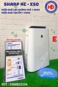 MÁY LỌC KHÔNG KHÍ SHARP KC-E50, F50| Bù ẩm
