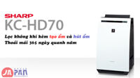Máy lọc không khí Sharp KC-HD70-W 4 trong 1 | Hút ẩm | Tạo ẩm |220v