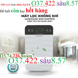 Máy lọc không khí Sunhouse SHD-15AP9715