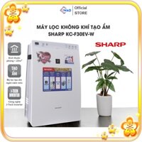 Máy Lọc Không Khí Tạo Ẩm Sharp KC-F30EV-W Tự Động Giúp Giảm Khô Da Và Khô Cổ Họng Trong Phòng máy lạnh