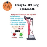 Máy Lọc không khí, tạo ion, khử mùi MS-FA7000 bộ 10 râu điện áp 220V-60Hz / 12V , 100 triệu Ion,  bảo hành 3T