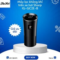 Máy Lọc Không Khí Trên Xe Hơi Sharp IG-GC2E-Màu Đen