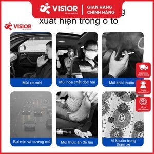 Máy lọc không khí và khử mùi xe hơi Michelin ML-19