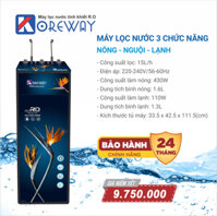 Máy lọc nước 3 chức năng - Nóng Lạnh Nguội - KG09NL