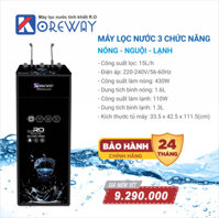 Máy lọc nước 3 chức năng - Nóng Lạnh Nguội - KG07NL
