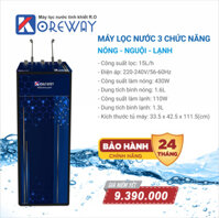 Máy lọc nước 3 chức năng - Nóng Lạnh Nguội - KG07NL