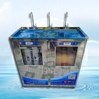 Máy lọc nước 3 vòi 150 l/h tủ inox bán công nghiệp
