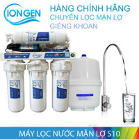 Máy lọc nước âm bếp mặn lợ, giếng khoan, nước nhiễm canxi, nhiễm phèn, nước thủy cục…uống trực tiếp tại vòi IONGEN S10