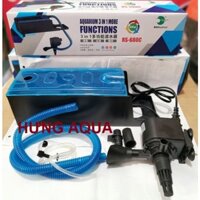 Máy lọc nước bể cá - bơm lọc nước, bơm lọc máng RS-801 và RS-680C tích hợp phun oxy tiết kiệm điện bể 60-90cm