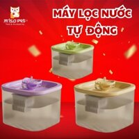 Máy lọc nước cho thú cưng 1000ml Lọc Tuần Hoàn Nước Sống Yên Tĩnh Trong Suốt Đa Năng Mèo Tự Động Uống