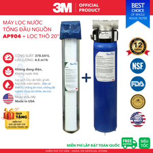 Máy lọc nước đầu nguồn 3M AP904