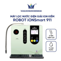 Máy Lọc Nước Điện Giải Ion Kiềm ROBOT IonSmart 911 Nóng Thông Minh - Hàng Chính Hãng - Xanh Bạc Hà
