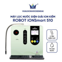 Máy Lọc Nước Điện Giải Ion Kiềm ROBOT IonSmart 510 Nóng Thông Minh - Hàng Chính Hãng - Xanh Bạc Hà