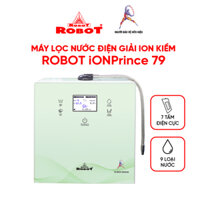Máy Lọc Nước Điện Giải Thông Minh Ion Kiềm ROBOT IonPrince 79 Để Bàn Treo Tường Tạo 9 Loại Nước Điện Giải Sử Dụng - Hàng Chính Hãng - Màu Xanh Bạc Hà