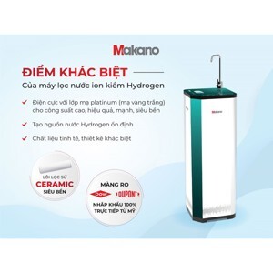 Máy lọc nước ion kiềm 3D mạng Thuỷ Makano MKW-43608I