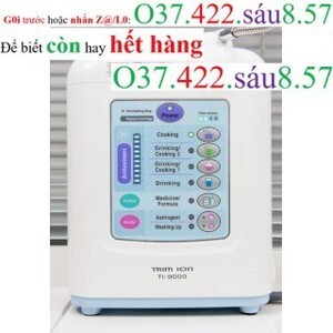 Máy lọc nước ion kiềm giàu Hydro Trim ion TI-9000