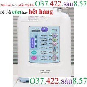 Máy lọc nước ion kiềm giàu Hydro Trim ion TI-9000