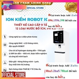 Máy lọc nước Ion kiềm Robot ionKing 912