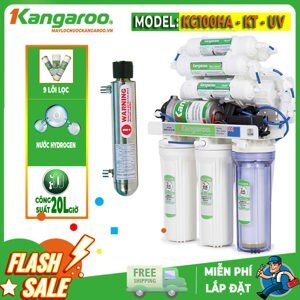 Máy lọc nước Kangaroo Hydrogen KG100HA+Đèn UV - 9 lõi