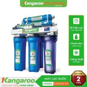 Máy lọc nước Kangaroo Hydrogen KG50G4 - 10 cấp lọc, không vỏ