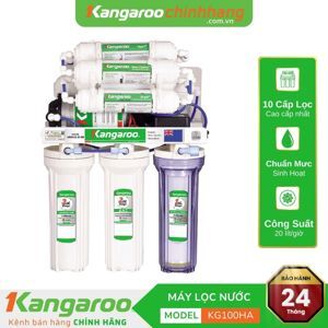 Máy lọc nước Kangaroo Hydrogen KG100HA+Đèn UV - 9 lõi