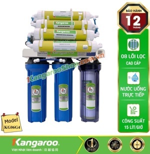 Máy lọc nước Kangaroo KG06G4 - 8 lõi, không vỏ