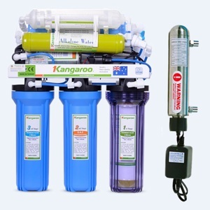 Máy lọc nước Kangaroo KG104A+Đèn UV - 7 lõi