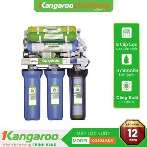 Máy lọc nước Kangaroo KG104A+Đèn UV - 7 lõi