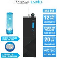 Máy lọc nước Karofi KAE-S68 nóng lạnh Hydro-ion kiềm 12 lõi lọc