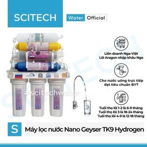 Máy lọc nước Nano Geyser TK9 Hydrogen