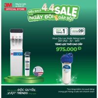Máy Lọc Nước Nóng Lạnh 3 Vòi 3M VN3-3V - Màu Trắng (Sử Dụng Máy Lọc Nước 3M BREW120-MS)