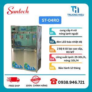 Máy lọc nước nóng lạnh 4 vòi Suntech ST-04RO