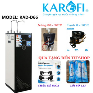 Máy lọc nước nóng lạnh Karofi KAD-D66