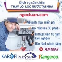 Máy lọc nước ra nước tinh khiết ít chảy nhỏ giọt