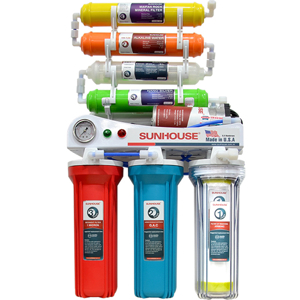 Máy lọc nước R.O Sunhouse SHR8838 (SHR-8838B) - 8 lõi, không vỏ