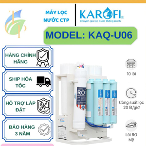 Máy lọc nước RO âm tủ Karofi KAQ-U06