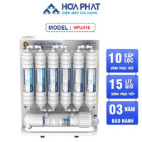 Máy lọc nước RO để gầm Hòa Phát HPU416, mới 100%, nhỏ gọn, dễ dàng lắp đặt, bảo hành chính hãng 36 tháng