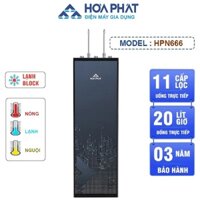 Máy lọc nước RO Hòa Phát 3 chức năng HPN666 - Hệ thống 11 lõi - Tủ đứng - Hàng chính hãng