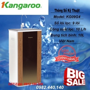 Máy lọc nước RO Kangaroo KG09G4 VTU - 9 lõi