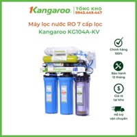 Máy lọc nước RO Kangaroo KG104A-KV (không vỏ tủ) 7 cấp lọc lắp âm tủ bếp, màng RO Kangaroo 50 GDP Made in Korea