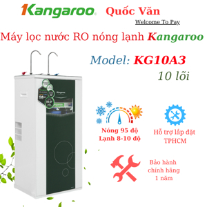 Máy lọc nước RO nóng nguội lạnh Kangaroo KG10A3VTU - 10 lõi