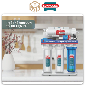 Máy lọc nước RO Sunhouse SHA88512KV - 6 lõi, không vỏ