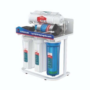 Máy lọc nước RO Sunhouse SHA88512KV - 6 lõi, không vỏ