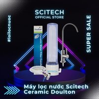 Máy lọc nước Scitech Ceramic - Hàng chính hãng - Bộ cấp đầu nguồn dây 10 - Vòi rời