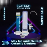 Máy lọc nước Scitech Ceramic - Hàng chính hãng - Bộ cấp tại vòi dây 10 - Vòi rời