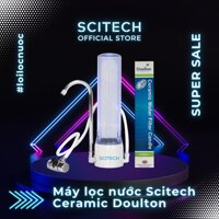 Máy lọc nước Scitech Ceramic - Hàng chính hãng - Bộ cấp tại vòi dây 6 - Vòi liền