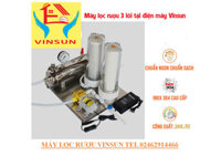 Máy Lọc Rượu 3 Lõi Inox 304