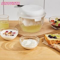 Máy lọc sữa chua SINOVISTA, Máy lọc cà phê tự làm có thể tái sử dụng, Máy tách Whey thoát nước lưới siêu mịn Hy Lạp- Sữa chua
